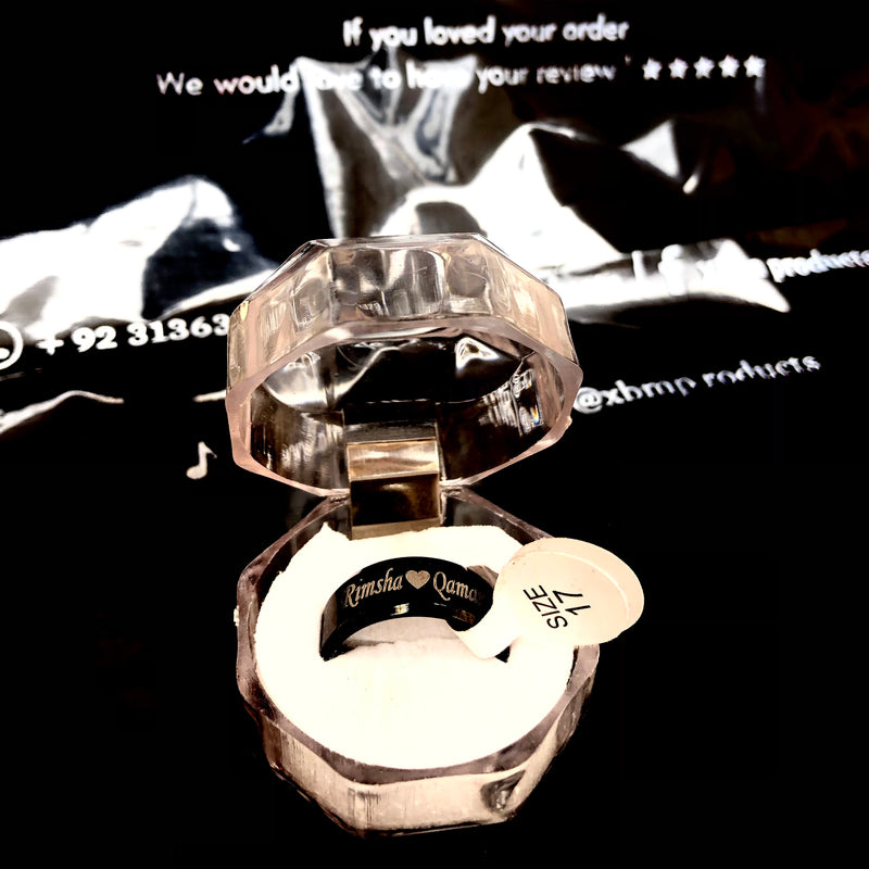 Engraved ring