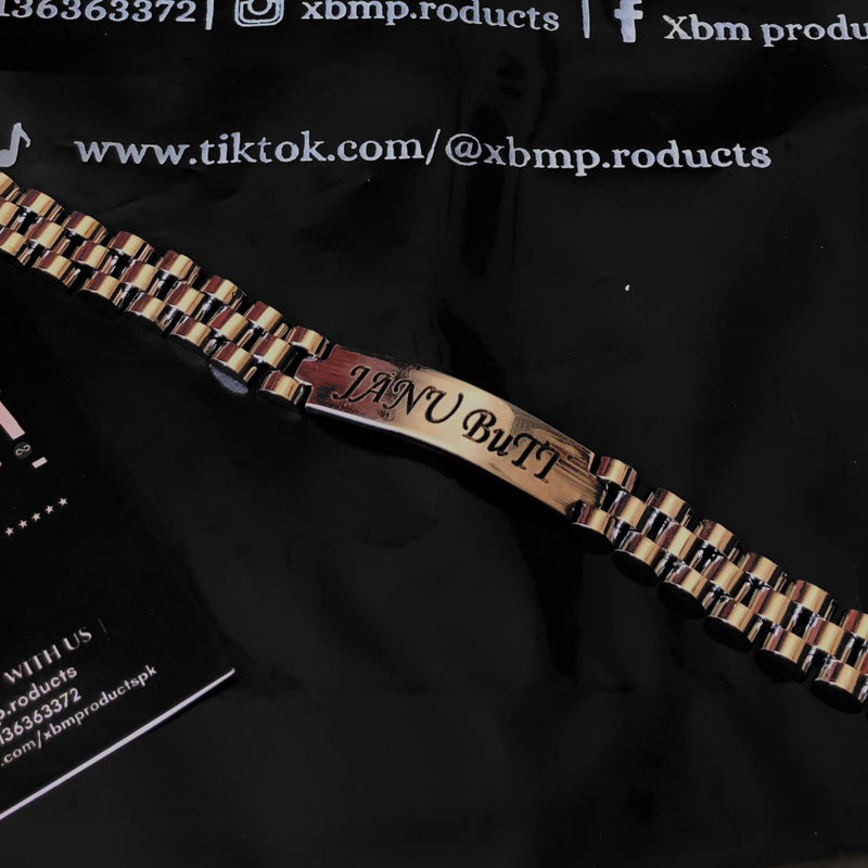 Engraved Rado bracelet