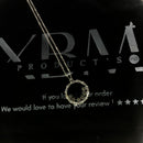 Round shape silver necklace