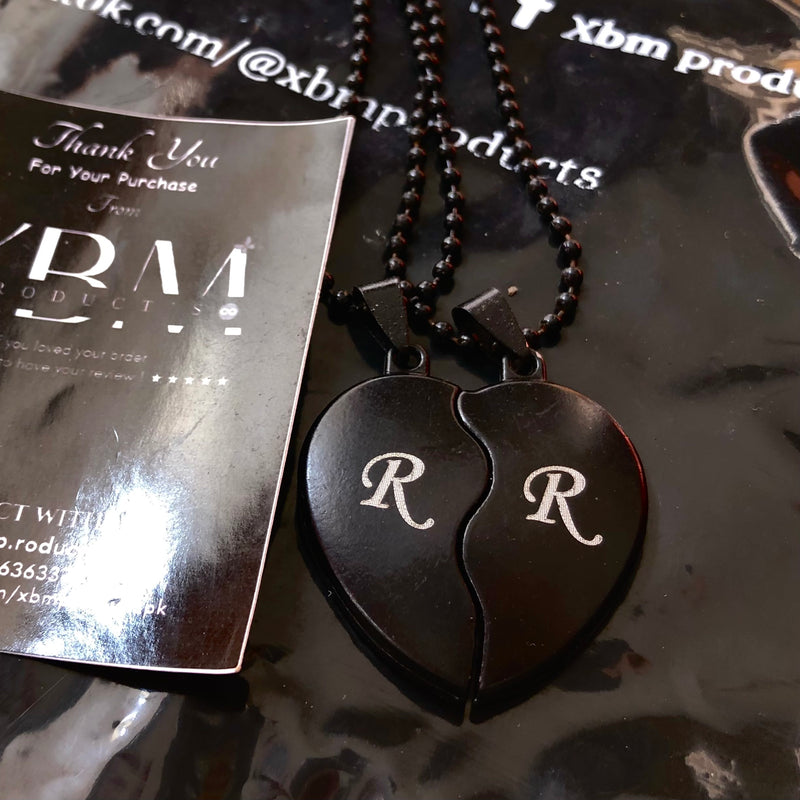 Engraved broken heart
