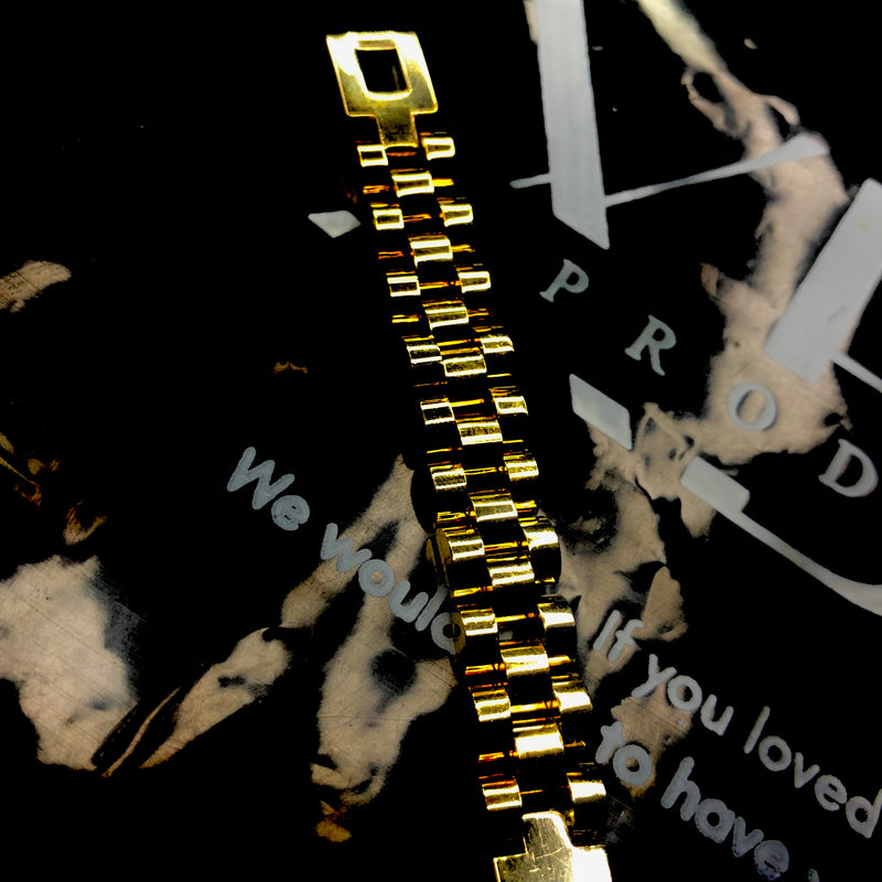 Engraved rado bracelet