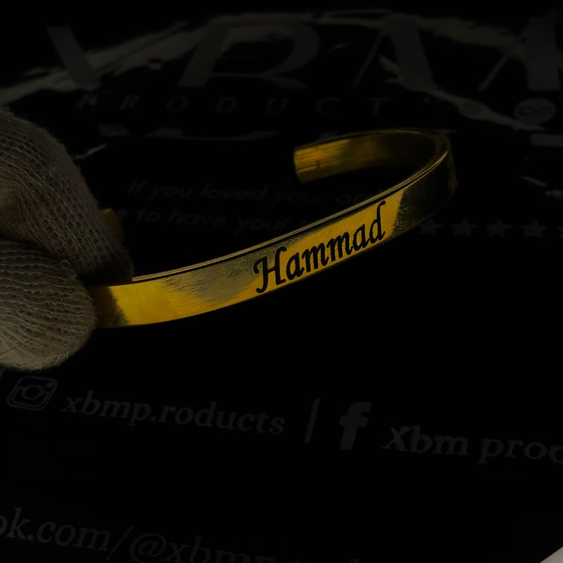 Golden customized kara