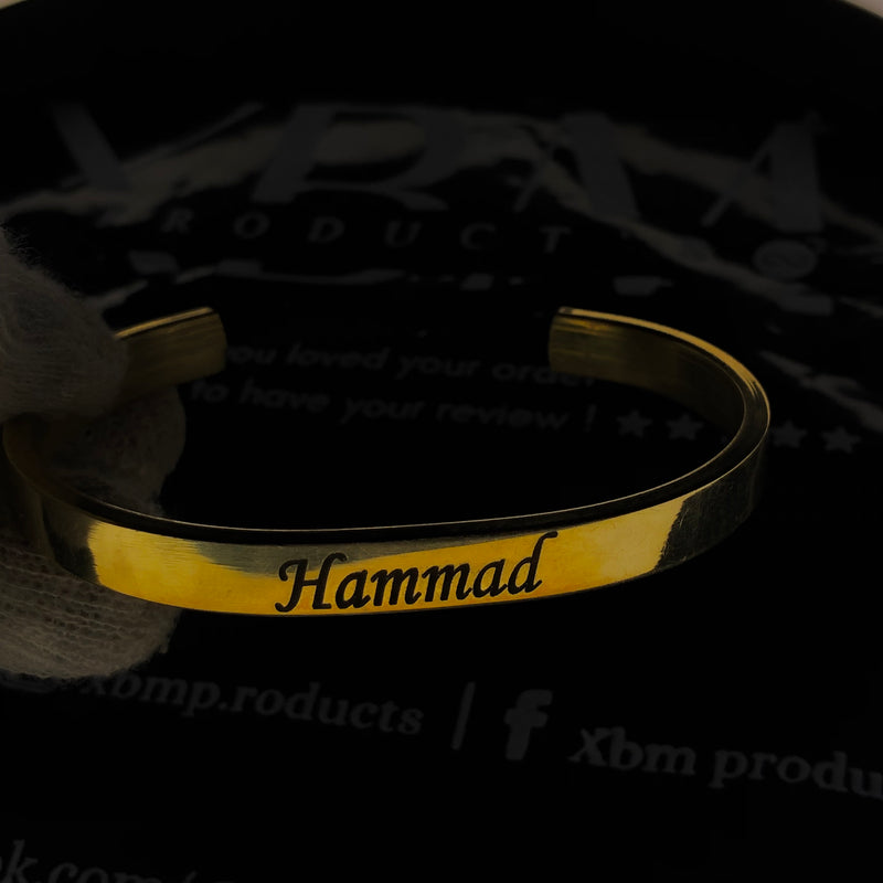 Golden customized kara